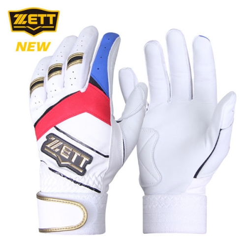 제트  야구 배팅장갑 BGK-341 화이트블루레드 ZT24BBGL028 V2411