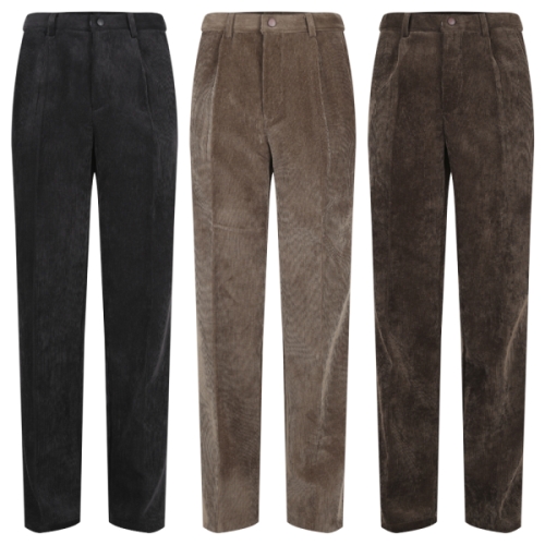 리빌모아 겨울 남성 따뜻한 기모 골덴 팬츠 골덴바지 HW-PTK-863-카키