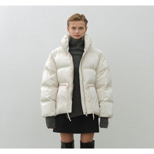 나인 여성 하이 넥 글로시 패딩 JP-558