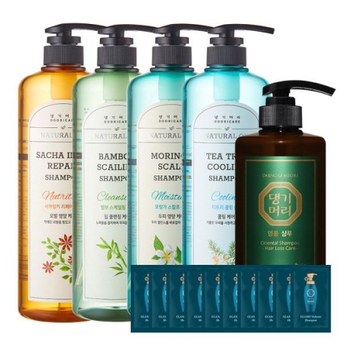 댕기머리 허벌 샴푸 1000ml+트리트먼트 1000ml 2종세트