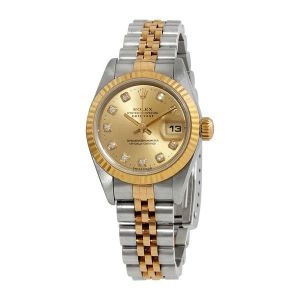 롤렉스 79173CSJ DatejUST 오토매틱 Chronometer Diamond Champag