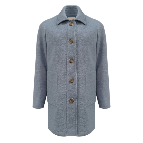 조순희 패플 깔끔한 블루 겨울 롱자켓_FMWJ429 BL