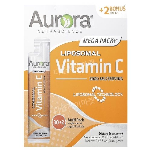 오로라 리포조말 비타민C 3000mg 32포
