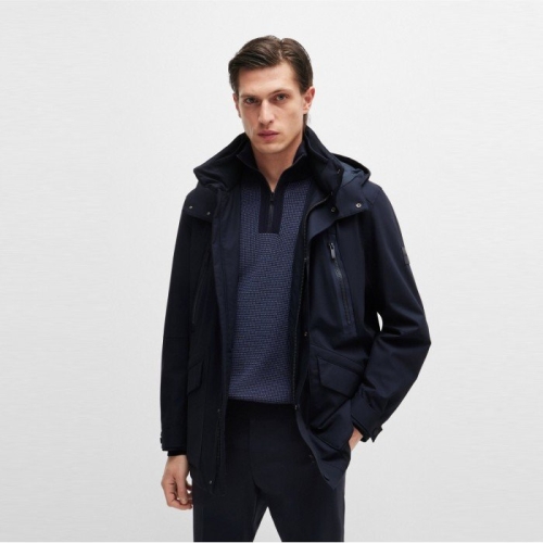 보스 울 혼방 방수 패딩 자켓 레귤러핏 50518123_404