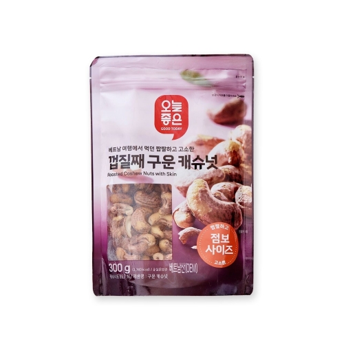 오늘좋은  껍질째 구운 캐슈넛 300g