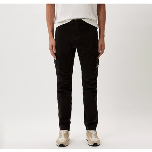 CP컴퍼니 남성 스트레치 면 일자핏 블랙 카고 팬츠_17CMPA121A 005529G 999