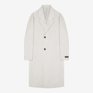 지이크 캐시미어 블렌드 핸드메이드 코트 아이보리 PJHAX7009