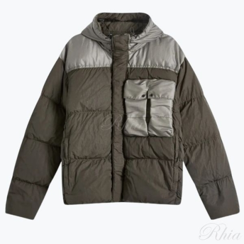 CP컴퍼니 에코 크롬 R 믹스드 고글 자켓_17CMOW032A 006369M 674