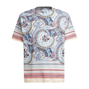 에트로 paisley print T shirt MRMA0022AJ277 T
