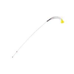 캣파우 레인보우 공작깃털 롱 낚시대