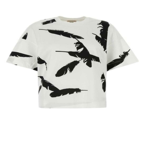 알렉산더맥퀸 반팔 티셔츠 797816 QZAM5 0909 White