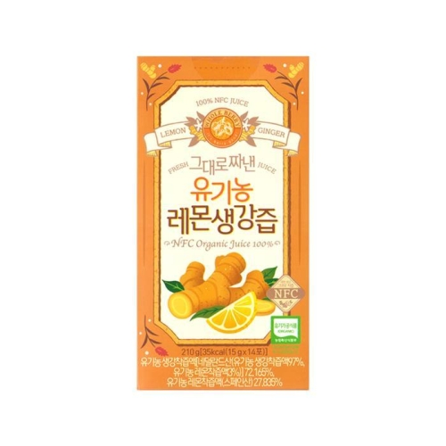  홀베리 1일1레몬 유기농 레몬생강즙 15g 14포 [1개]