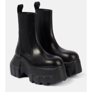 릭오웬스 Mega Bumper Beatle 레더 첼시 부츠 P00938819