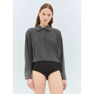 막스마라 여성 Silk Bodysuit Shirt max0258033gry