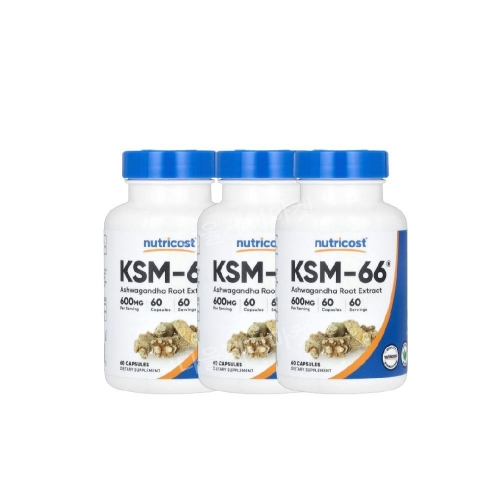 뉴트리코스트 KSM-66 아슈와간다 뿌리추출물 600mg 60캡슐