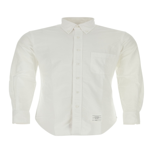 톰브라운 남성 옥스포드 클래식 그로그랭 플라켓 셔츠_MWL010E-F0313-100