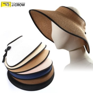 제이크로우  여성 러브러브 밀집모자 스타일 넓은 챙모자  (JCC16S-LOVEC15)