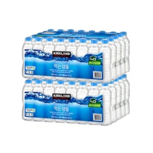 커클랜드 시그니처 먹는샘물 무라벨 500ml