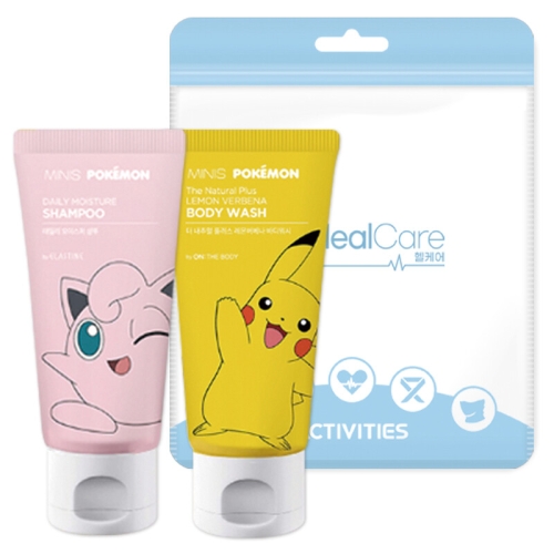 LG생활건강 미니스 포켓몬 파우치 여행용세트 2호