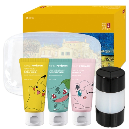 LG생활건강 미니스 포켓몬 클린 파우치 여행용세트 22호