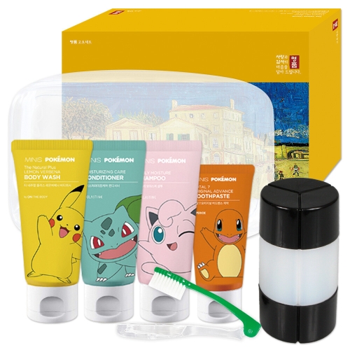LG생활건강 미니스 포켓몬 클린 파우치 여행용세트 24호