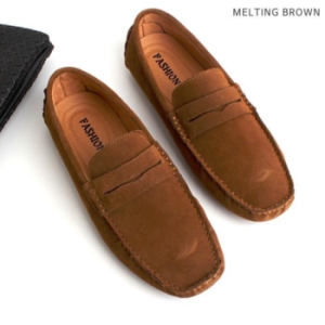 멜팅브라운 남자드라이빙슈즈 남자스웨이드로퍼 가을신발 W88 3010038A