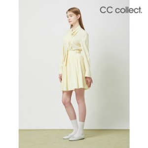 씨씨콜렉트 기계주름 미디 스커트 YE_C241MSD007
