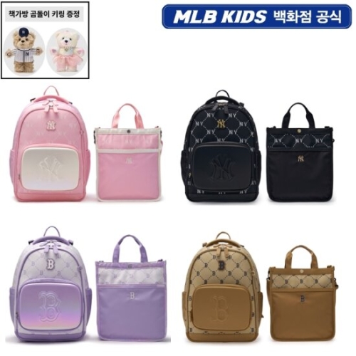 MLB키즈 뉴럭스 모노그램 책가방 세트 7ABKMD25