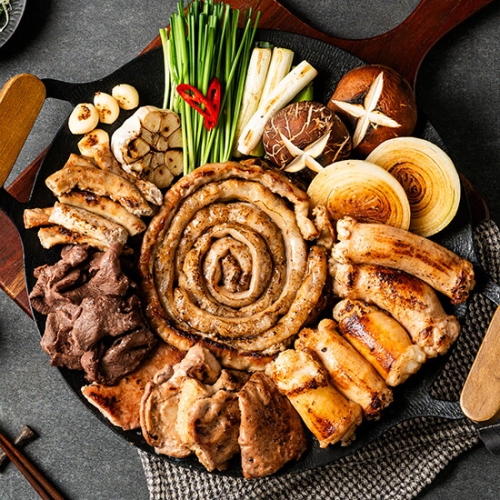 전라도청년  곱이곱빼기 소곱창 한판세트 760g