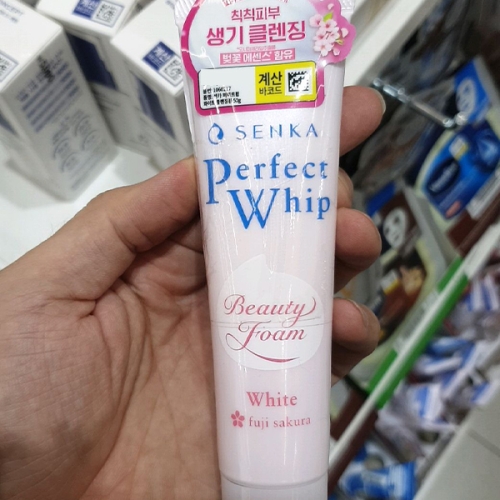 시세이도 퍼펙트 휩 화이트 클렌징 폼 50g