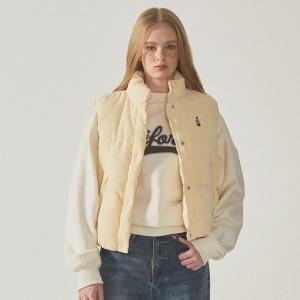 후아유 Corduroy Padding Vest WHVWF1112F