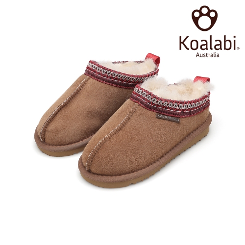 트래드후스 KOALABI 코알라비 키즈 재스퍼 양털 뮬 체스트넛 KBFTU2L4NE