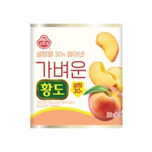 오뚜기  가벼운 황도 280g