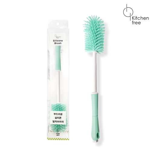 동복무역  키친프리 부드러운 실리콘 일자브러쉬