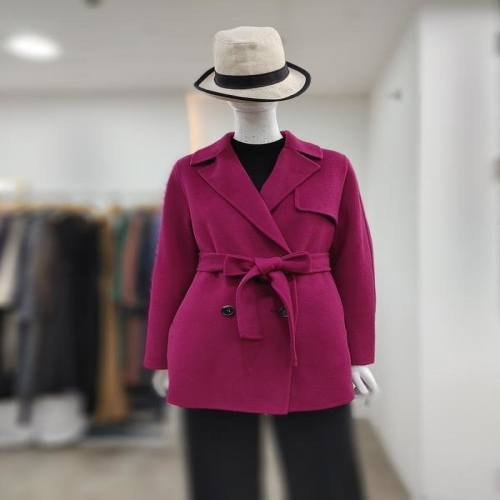 SI 세이브존04 울 스트랩 더블 하프 코트 SJH2126050PUD 26100447