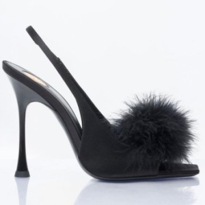 생로랑 파라다이스 Paradis 페더 엠벨리쉬 할로우 힐 샌들 805757 9QNBI 1000