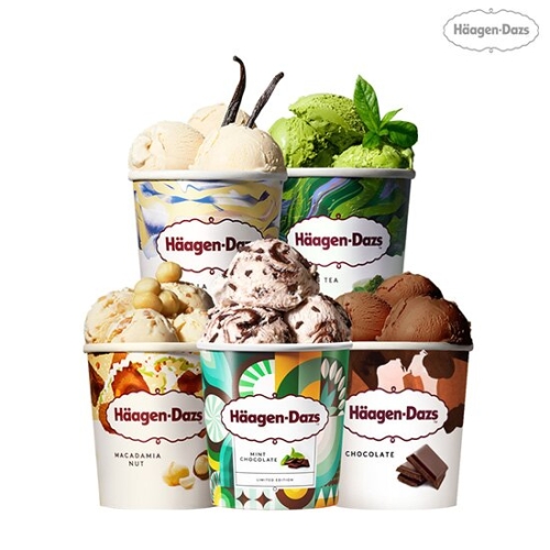 하겐다즈  민트 초콜릿 파인트 473ml