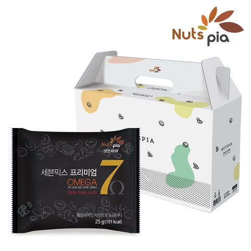 넛츠피아  세븐믹스 프리미엄 오메가넛츠 25g
