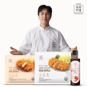 오크라팜  김동완 제주돼지 돈까스 10팩 세트(등심8+치즈2+소스1통)