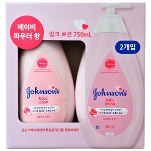 존슨즈베이비 핑크 로션 펌프형 750ml