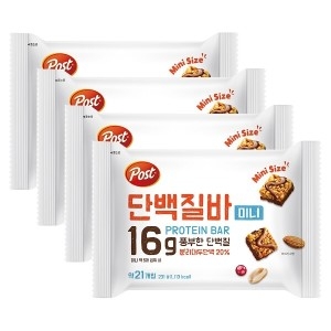 포스트 단백질바 미니 231g