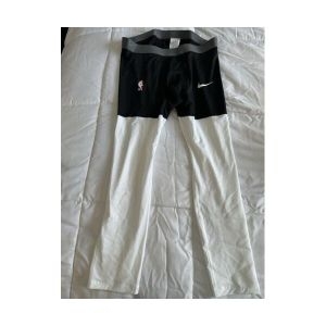 나이키 남자레깅스 프로 NBA 컴프레션 타이즈 조거팬츠 블랙 화이트 AT9764-011 XXLT