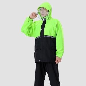 셀러허브 오토바이 바이크 자전거 배달 형광 우비 LM-0373 S15830214
