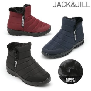 잭앤질 남녀공용 투지퍼 털안감 패딩부츠 JD4744