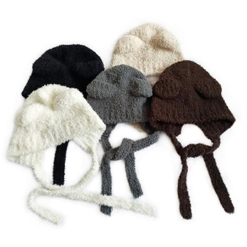 라일리 Rly 곰돌이 바라클라바 귀도리 겨울 군밤 방한모 트루퍼햇 25449187