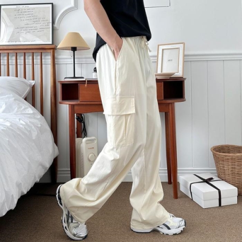 라일리 Rly 남성 사라쿨 카고 와이드팬츠 포켓바지 이지웨어 밴딩 25449100