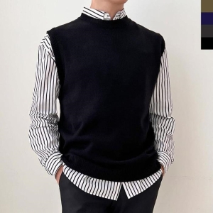 라일리 Rly 니트조끼 패션 레이어드 봄 남성 이너 25449171