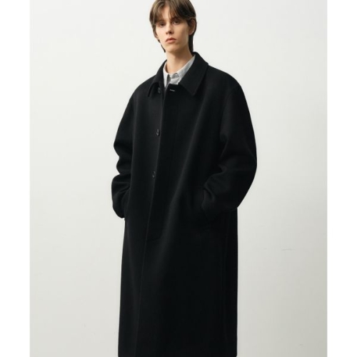 드로우핏 남성 프리미어 퓨어 캐시미어 발마칸 코트_DFCT1404BK