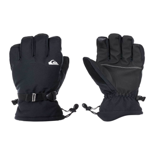 퀵실버  남성 블랙 롱 핏 워터프루프 스노우 장갑 QD53GV028KVJ