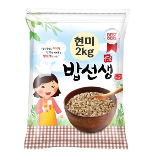 밥선생  현미 2kg 24년 햇곡